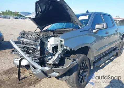 2024 Chevrolet Silverado 2Wd Short Bed Custom из США, поврежденный, VIN 3GCPABEK2RG116973